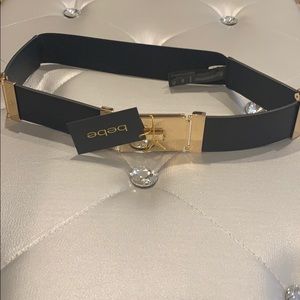 BeBe Metal Turnlock Stretch Belt